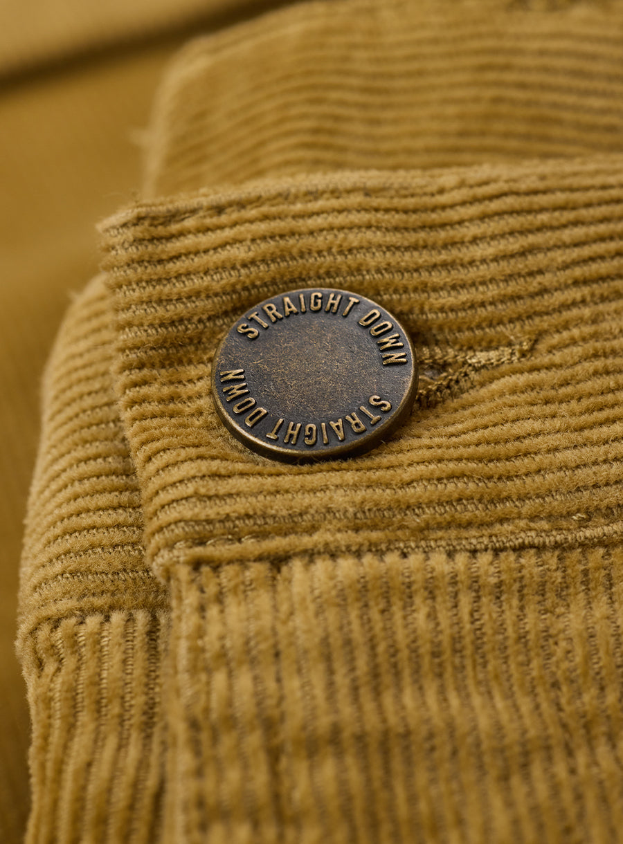 Straight Down Smithson Corduroy Pant - Bronze