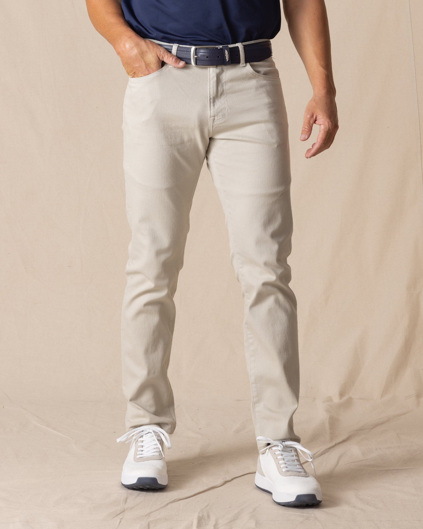 Straight Down Henderson 5 Pocket Pant - Stone