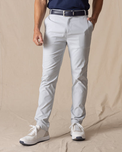 Straight Down Maverick Twill Pant - Silver