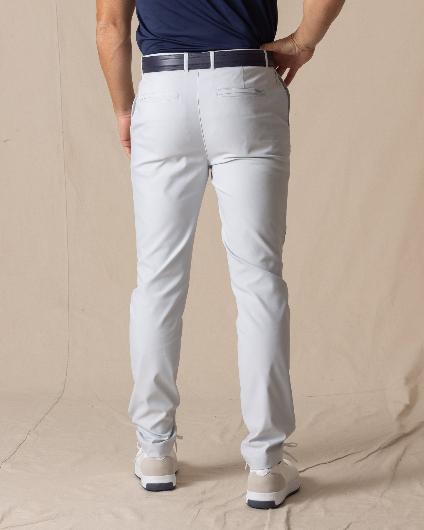 Straight Down Maverick Twill Pant - Silver
