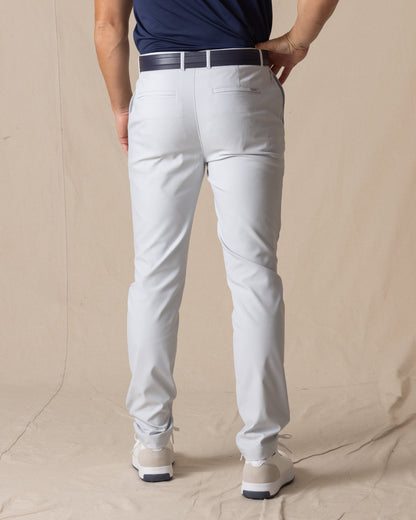 Straight Down Maverick Twill Pant - Silver
