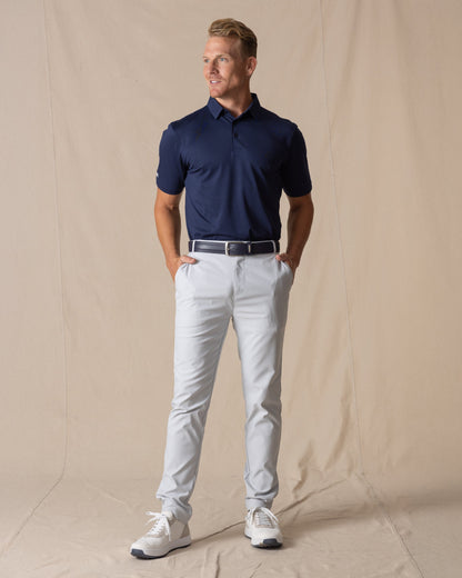 Straight Down Maverick Twill Pant - Silver