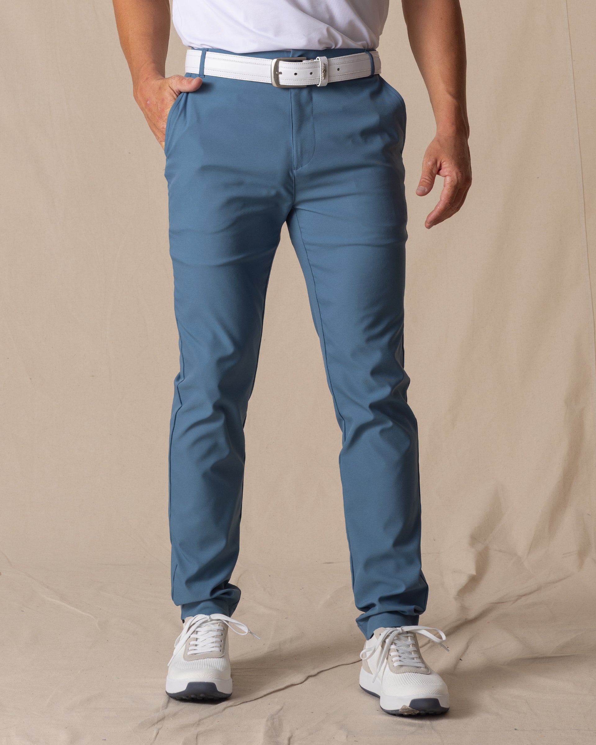 Straight Down Maverick Twill Pant - Petrol