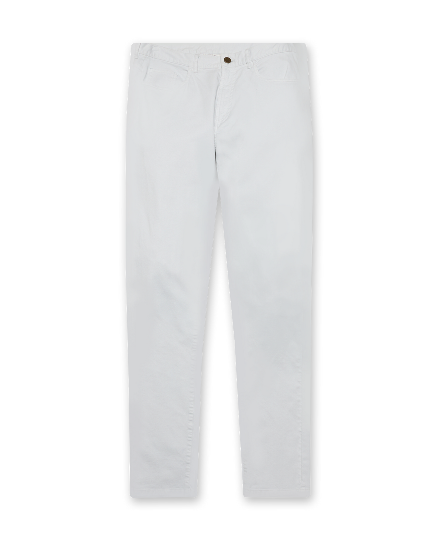 Straight Down Claremont Five Pocket Twill Pant - Silver