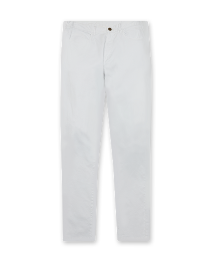 Straight Down Claremont Five Pocket Twill Pant - Silver
