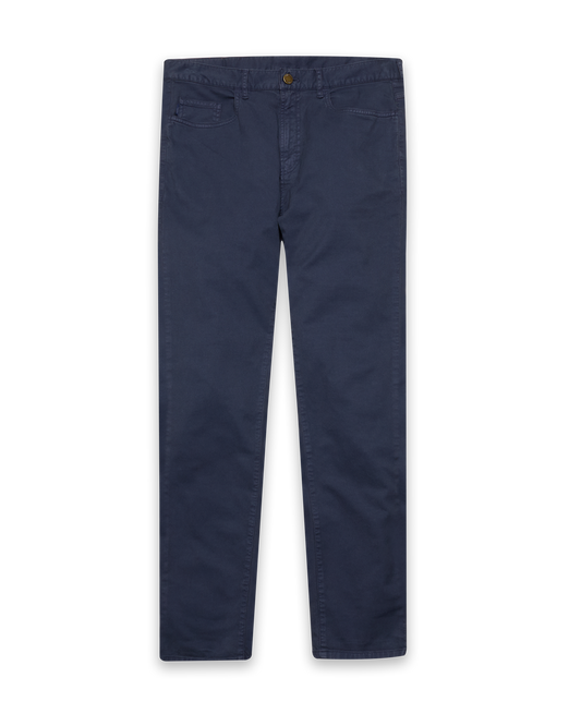 Straight Down Claremont Five Pocket Twill Pant - Ink