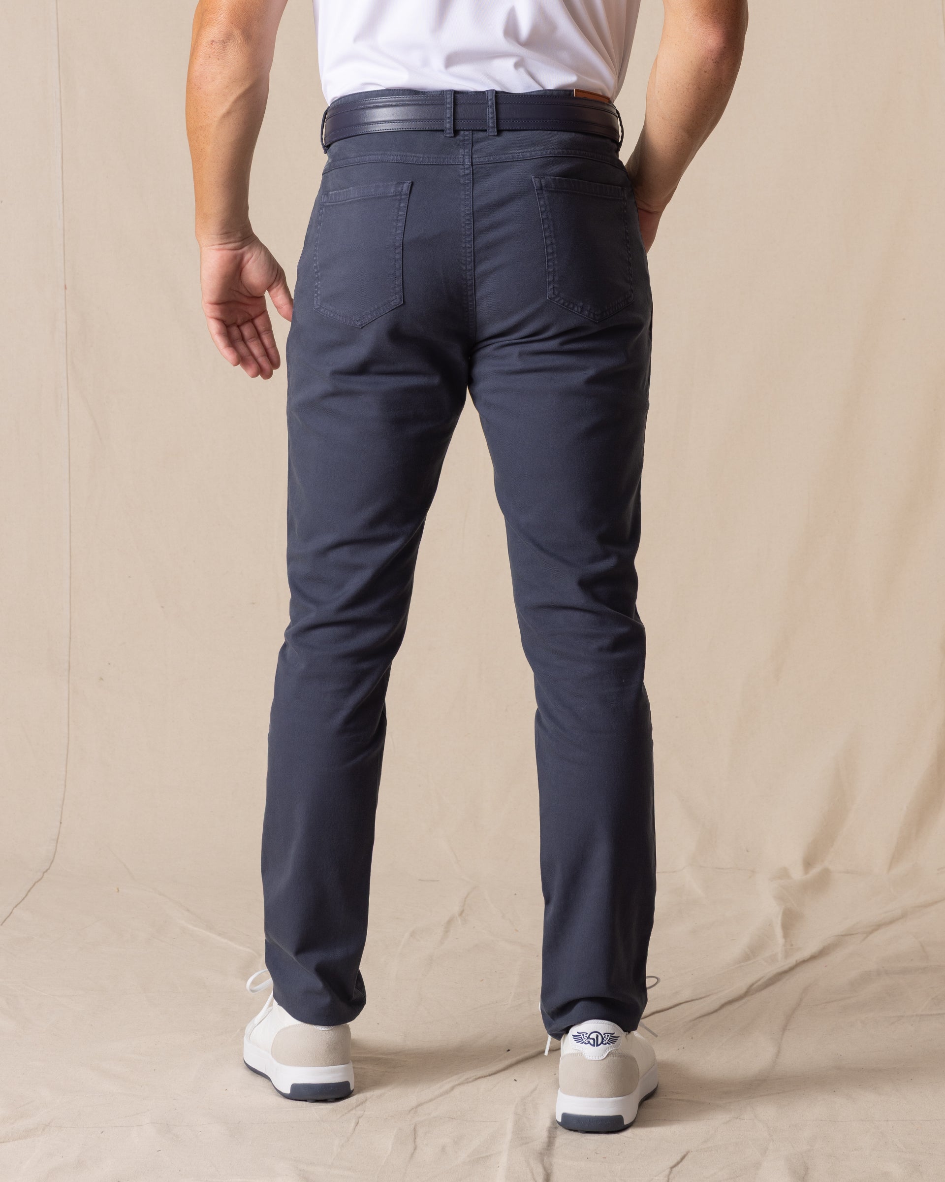 Straight Down Claremont Five Pocket Twill Pant - Ink
