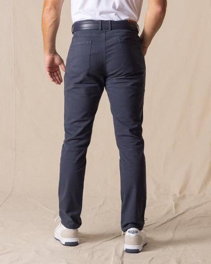 Straight Down Claremont Five Pocket Twill Pant - Ink