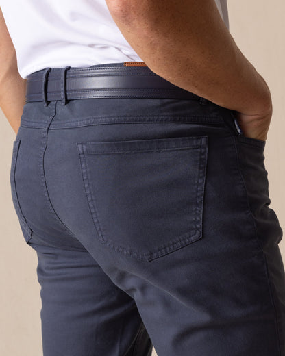 Straight Down Claremont Five Pocket Twill Pant - Ink