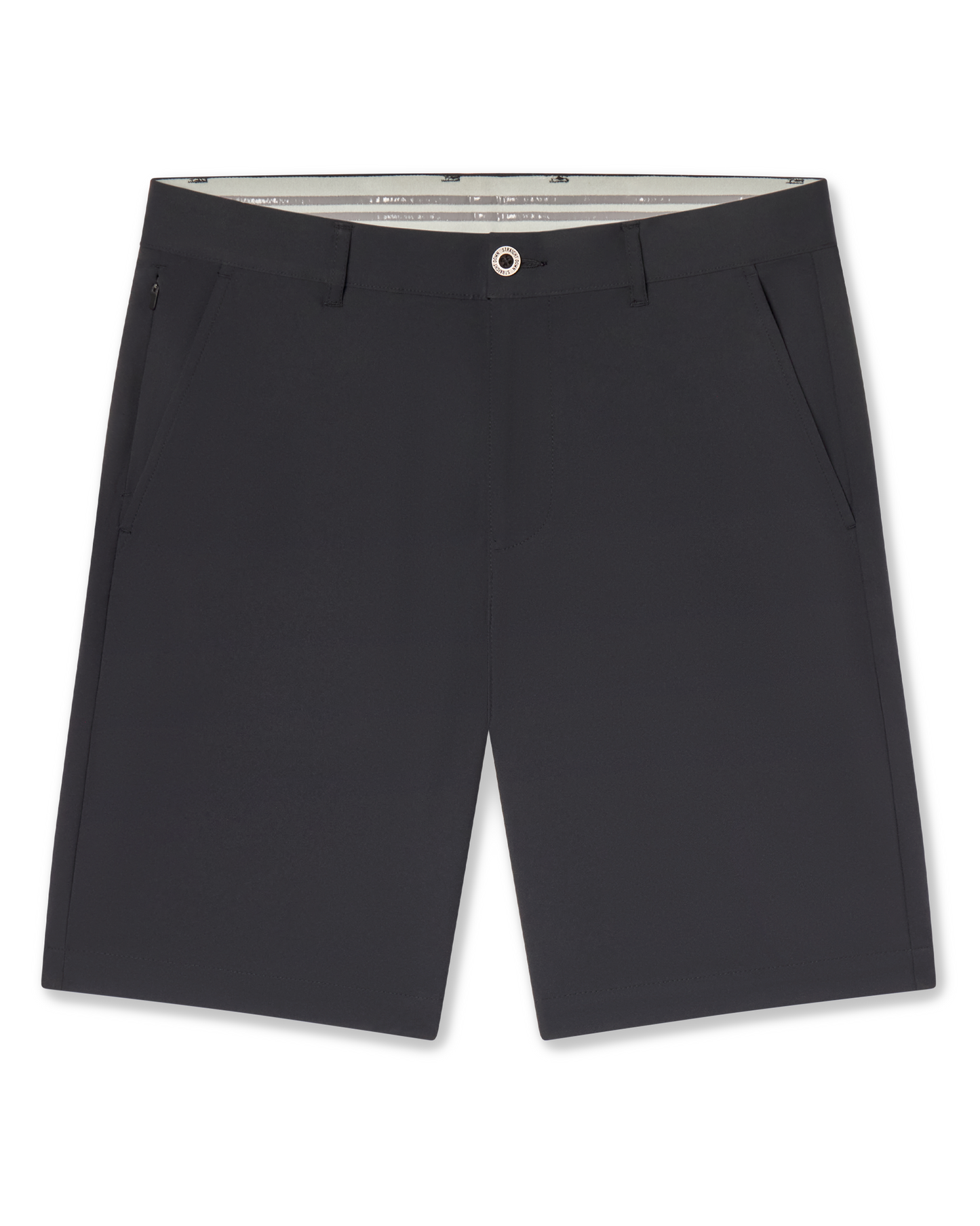 Straight Down Maverick Twill Short - Black