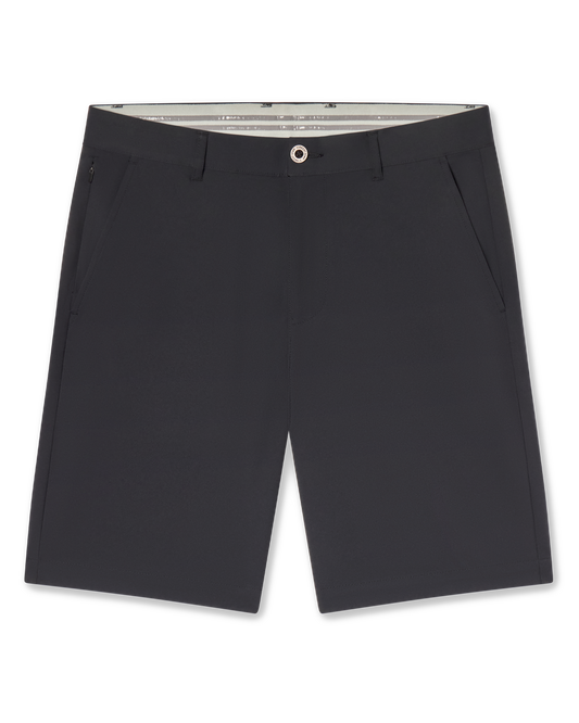 Straight Down Maverick Twill Short - Black