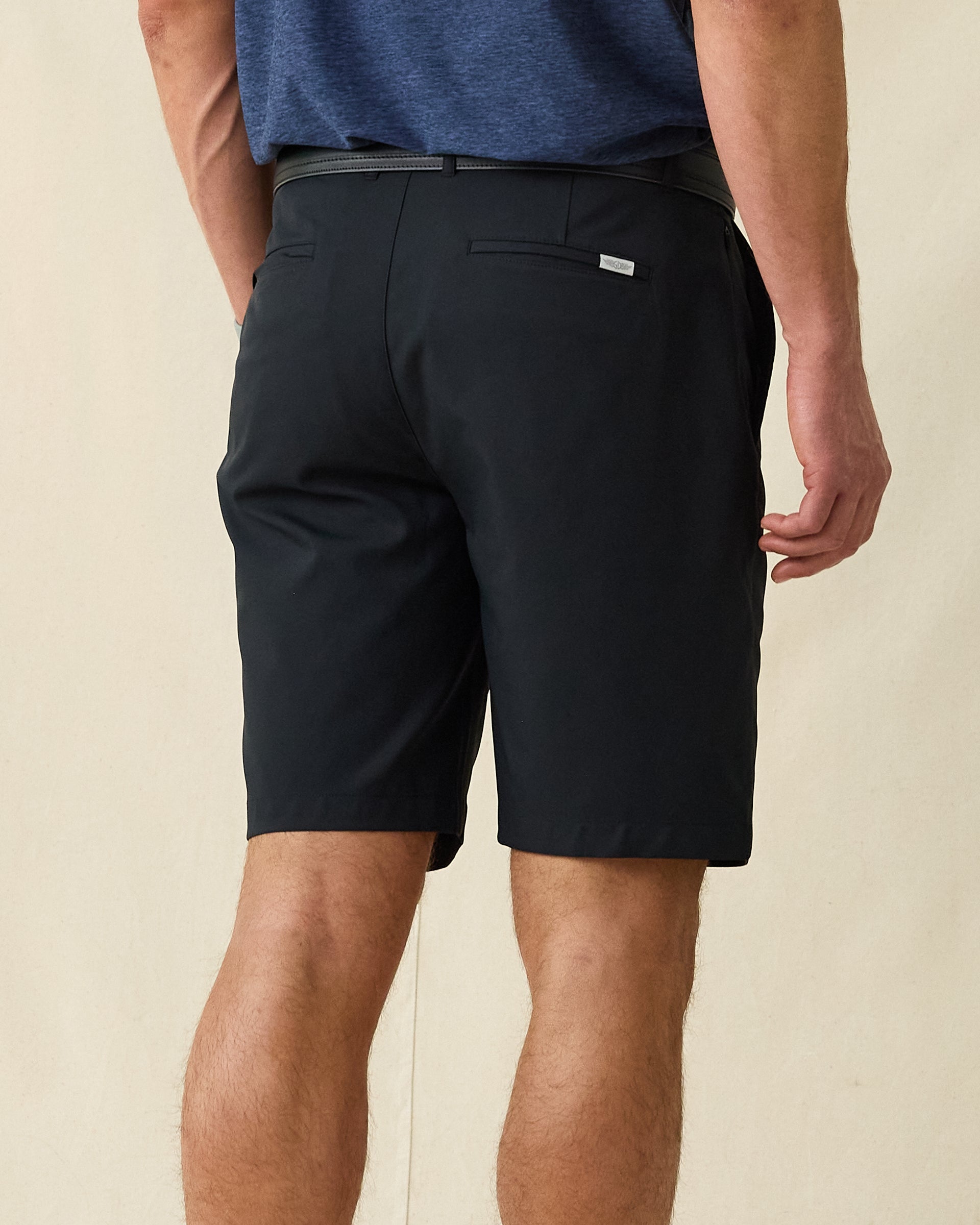 Straight Down Maverick Twill Short - Black