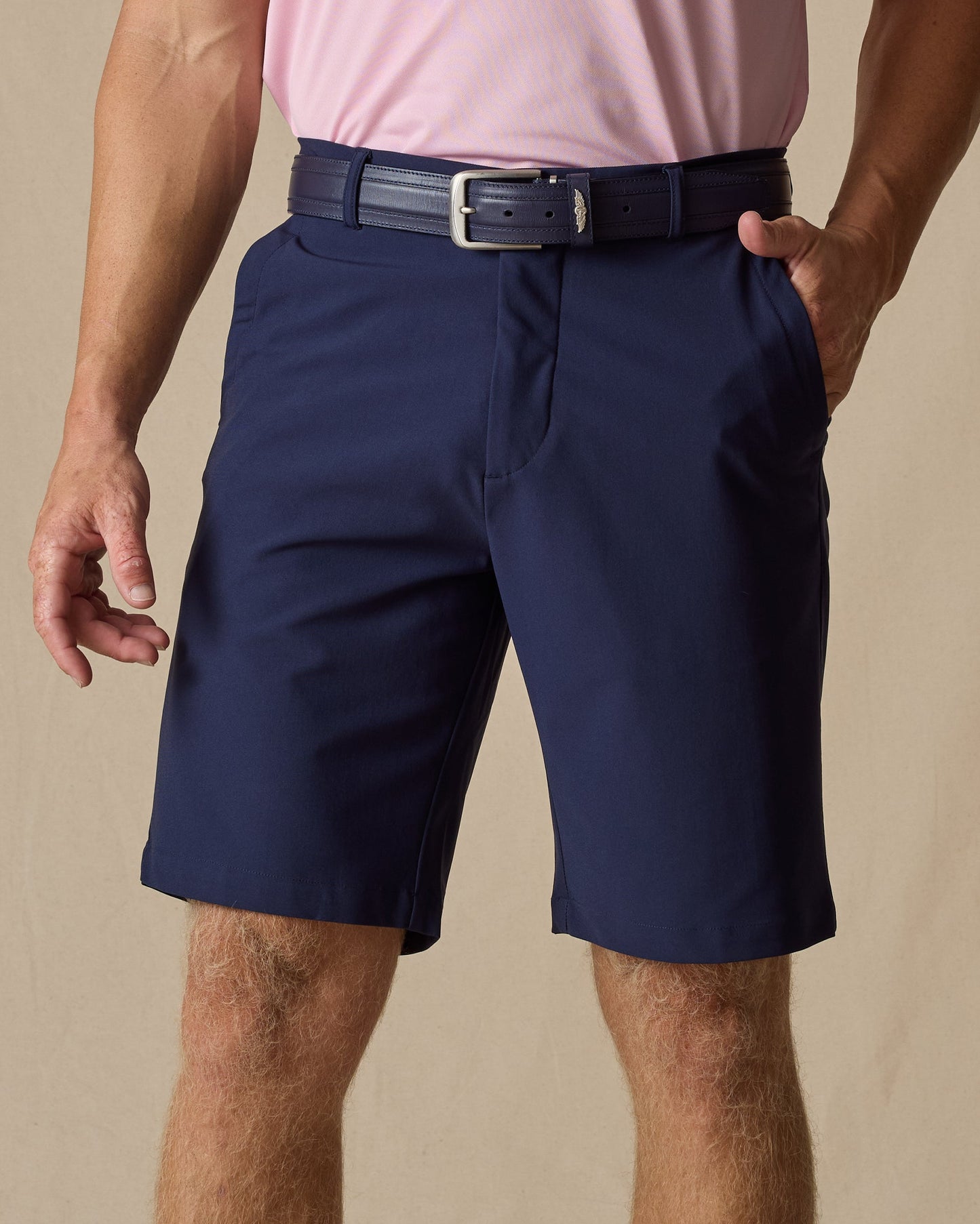 Straight Down Maverick Twill Short - New Indigo