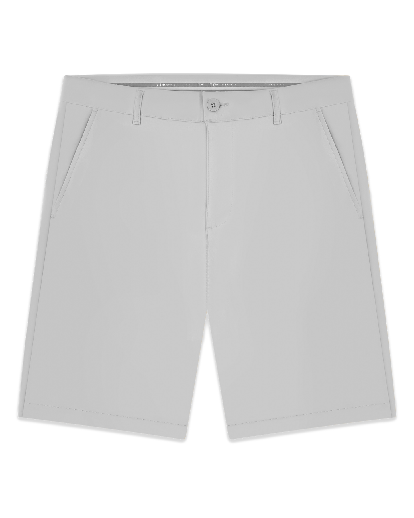 Straight Down Maverick Twill Short - Silver