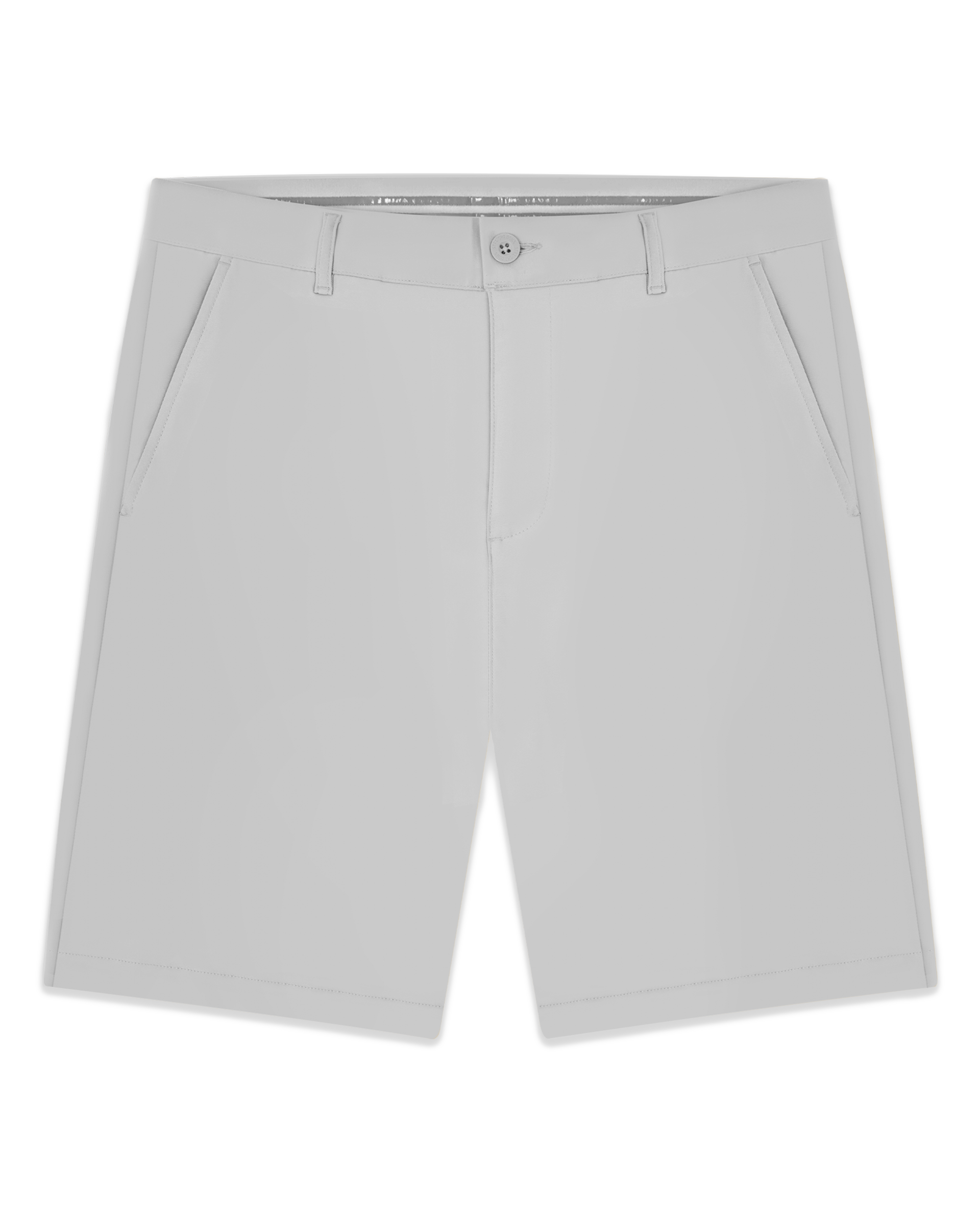 Straight Down Maverick Twill Short - Silver
