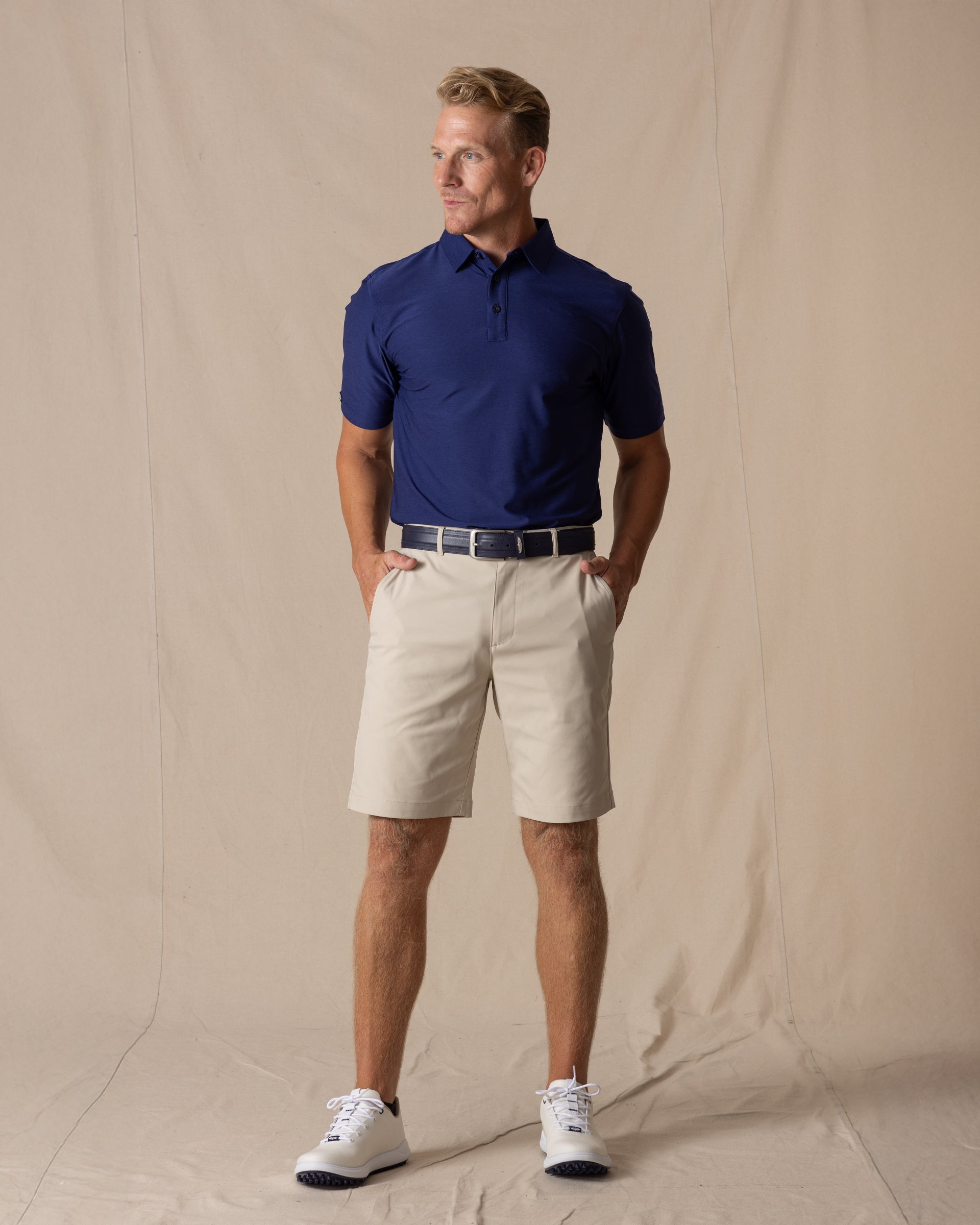 Straight Down Maverick Twill Short - Cashew