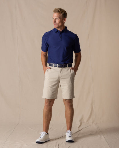Straight Down Maverick Twill Short - Cashew