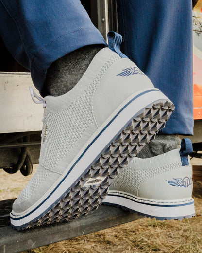 Straight Down Harbour Knit Hybrid Shoe - Silver