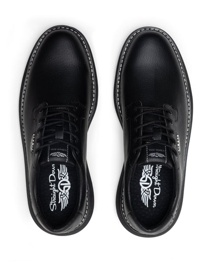 Straight Down Derby Shoe - Black