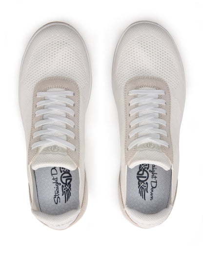 Straight Down Rally Shoe - White