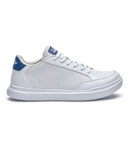 Straight Down Cruise Perforated Sneaker - White