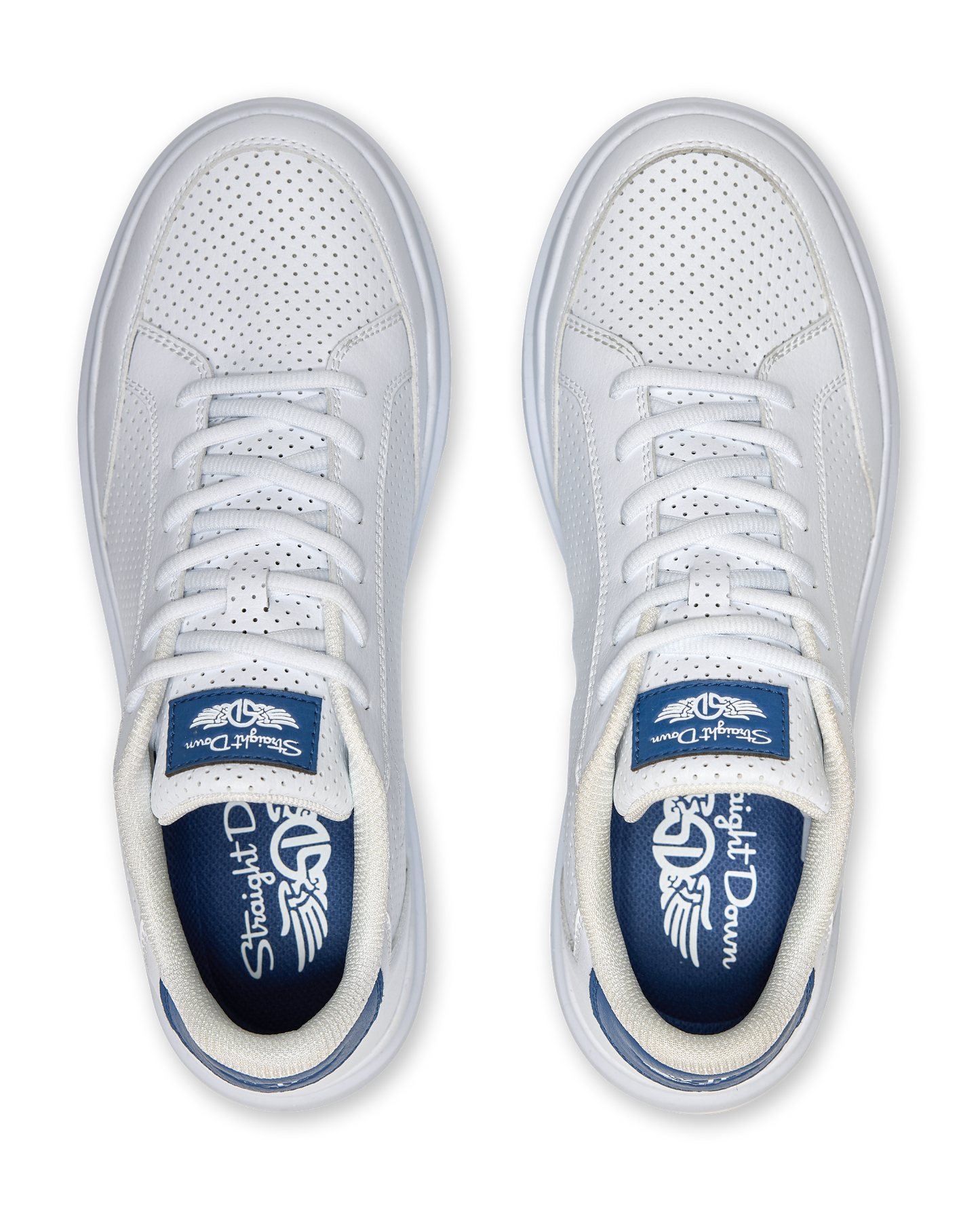 Straight Down Cruise Perforated Sneaker - White