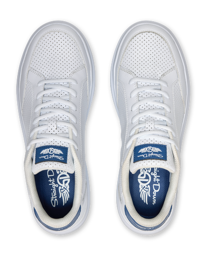 Straight Down Cruise Perforated Sneaker - White