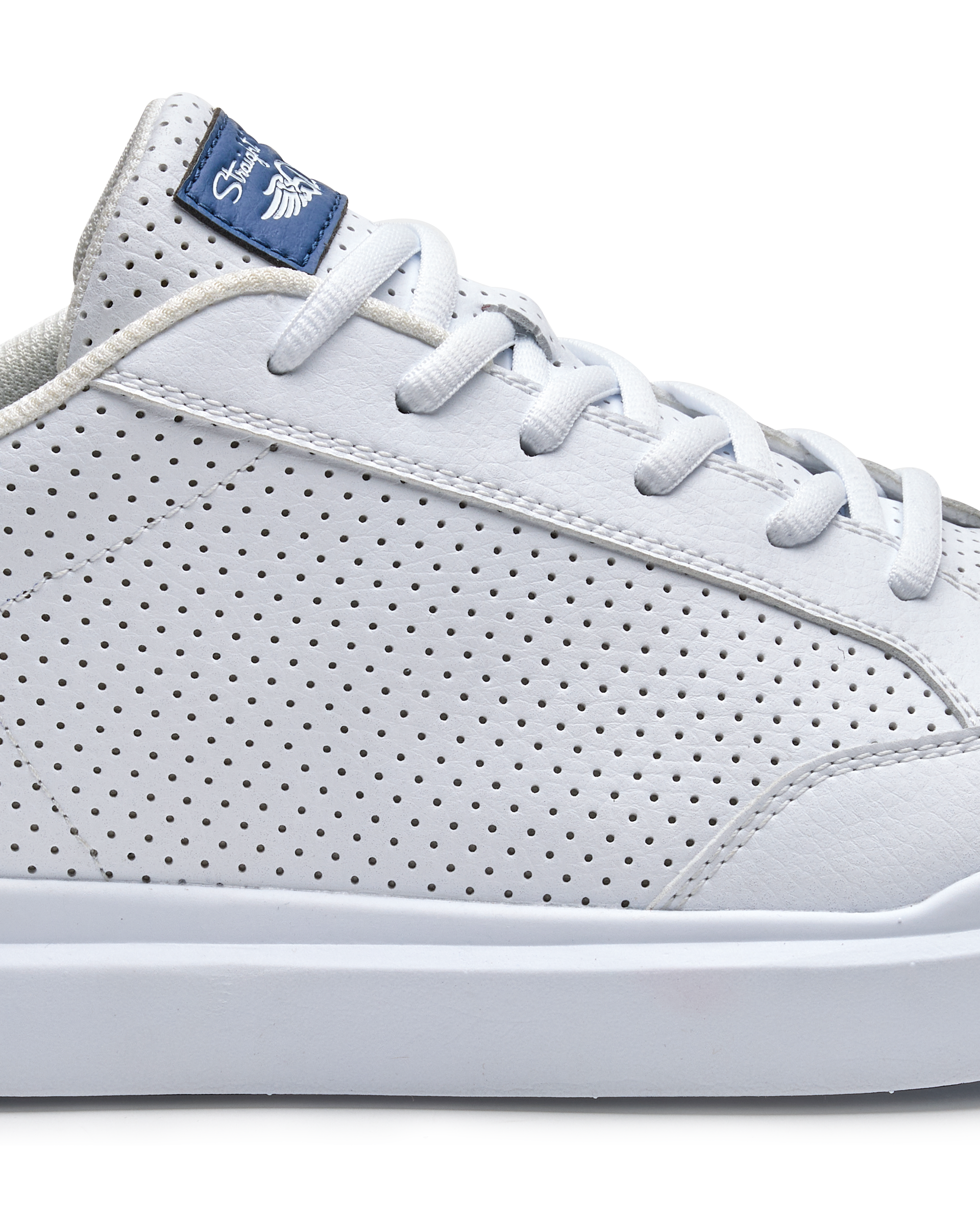 Straight Down Cruise Perforated Sneaker - White