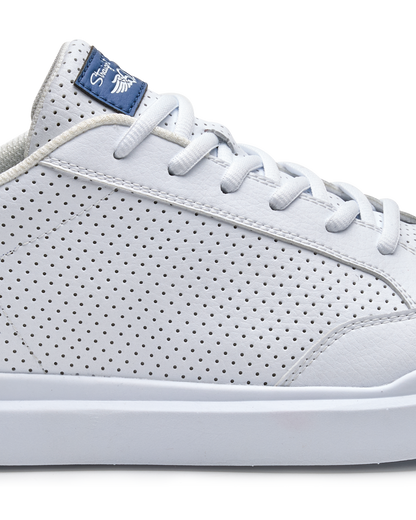 Straight Down Cruise Perforated Sneaker - White