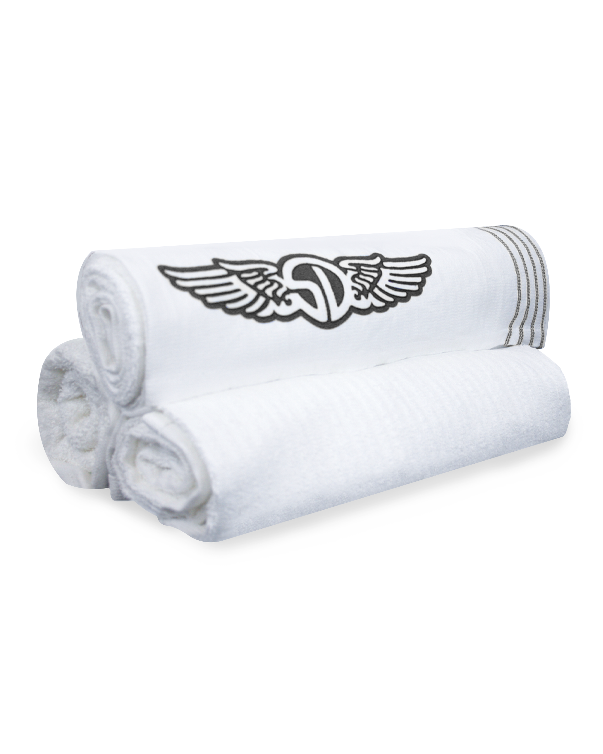 Straight Down Club Towel - Black