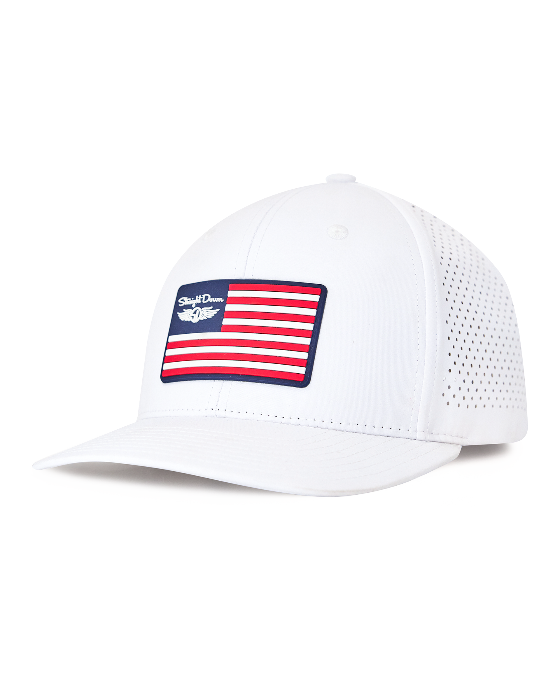 Straight Down Republic Hat - White