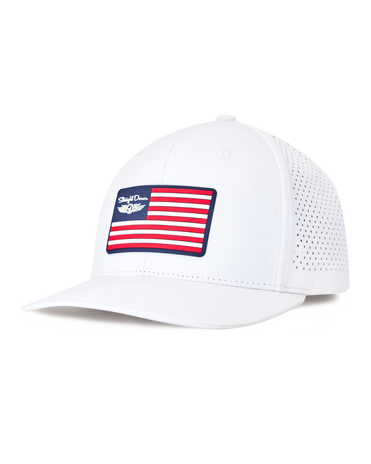 Straight Down Republic Hat - White