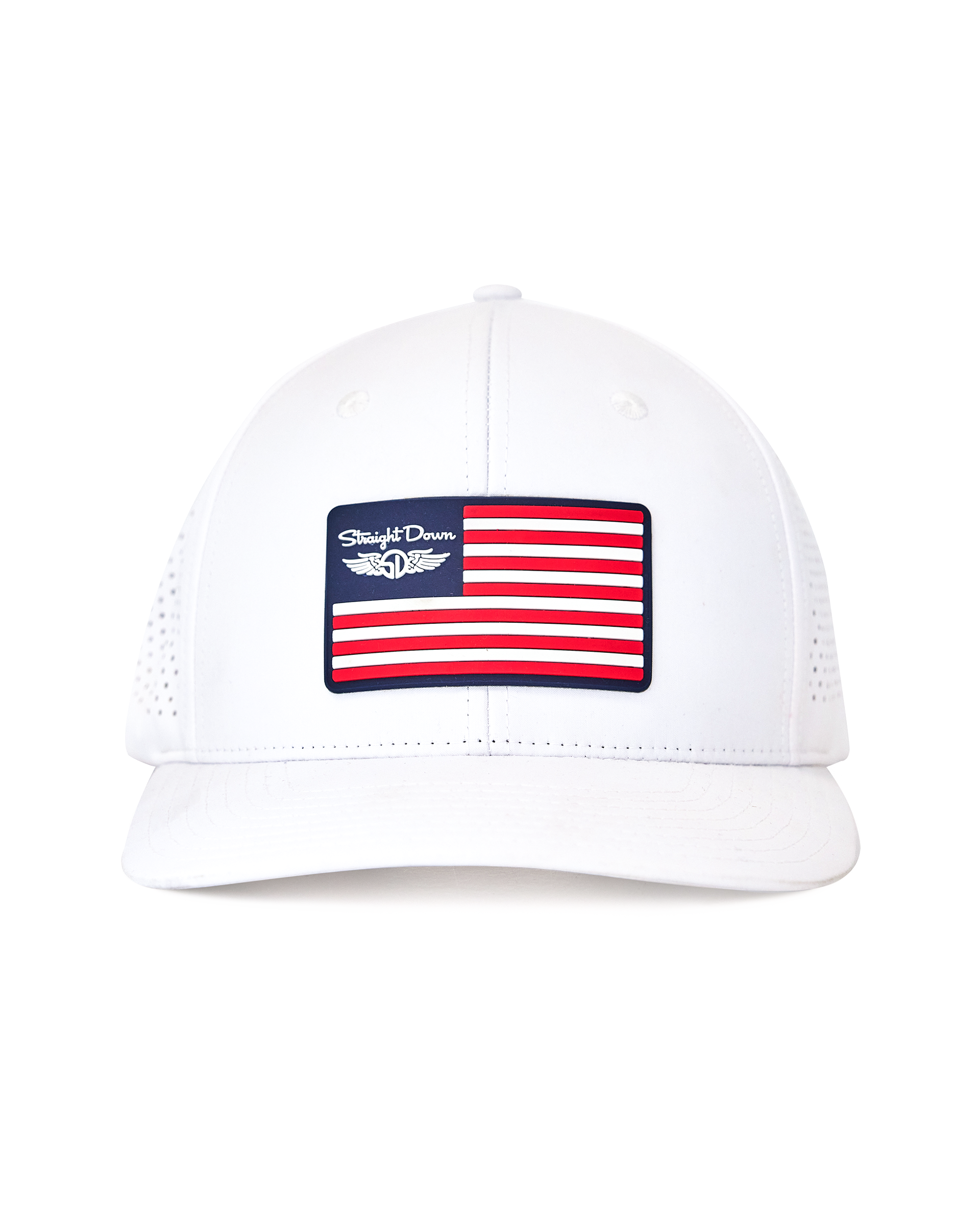 Straight Down Republic Hat - White