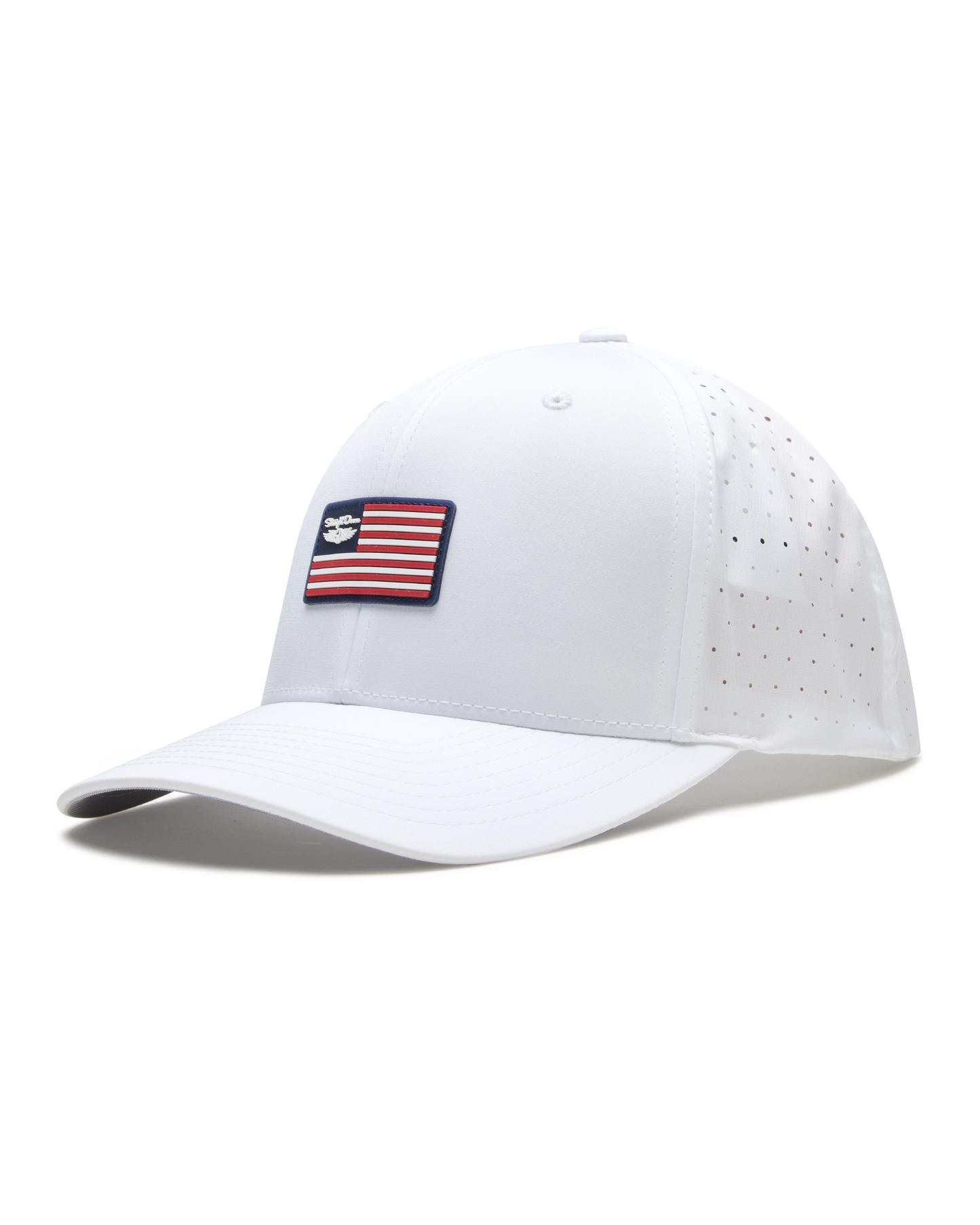 Straight Down Allegiance Hat - White