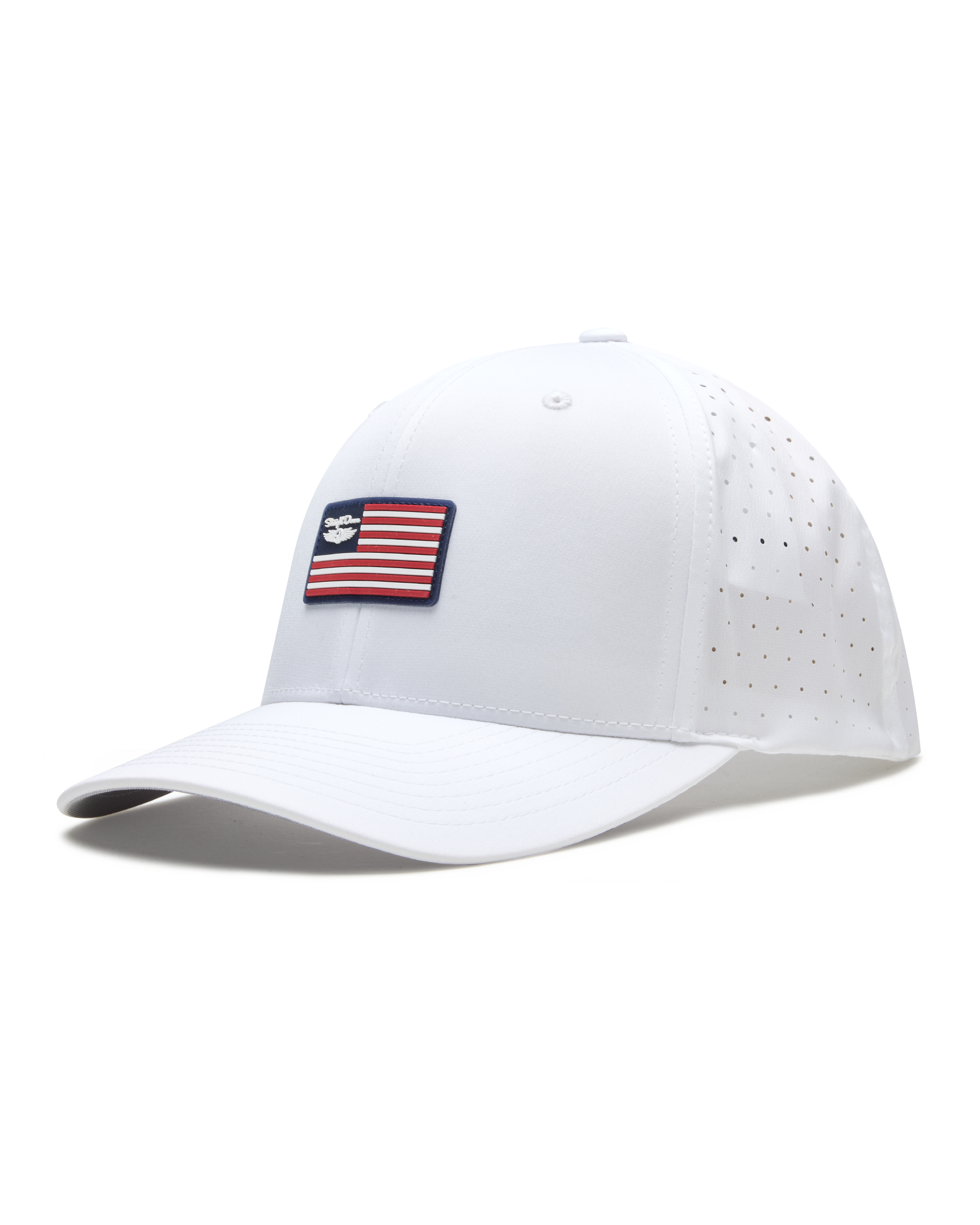 Straight Down Allegiance Hat - White
