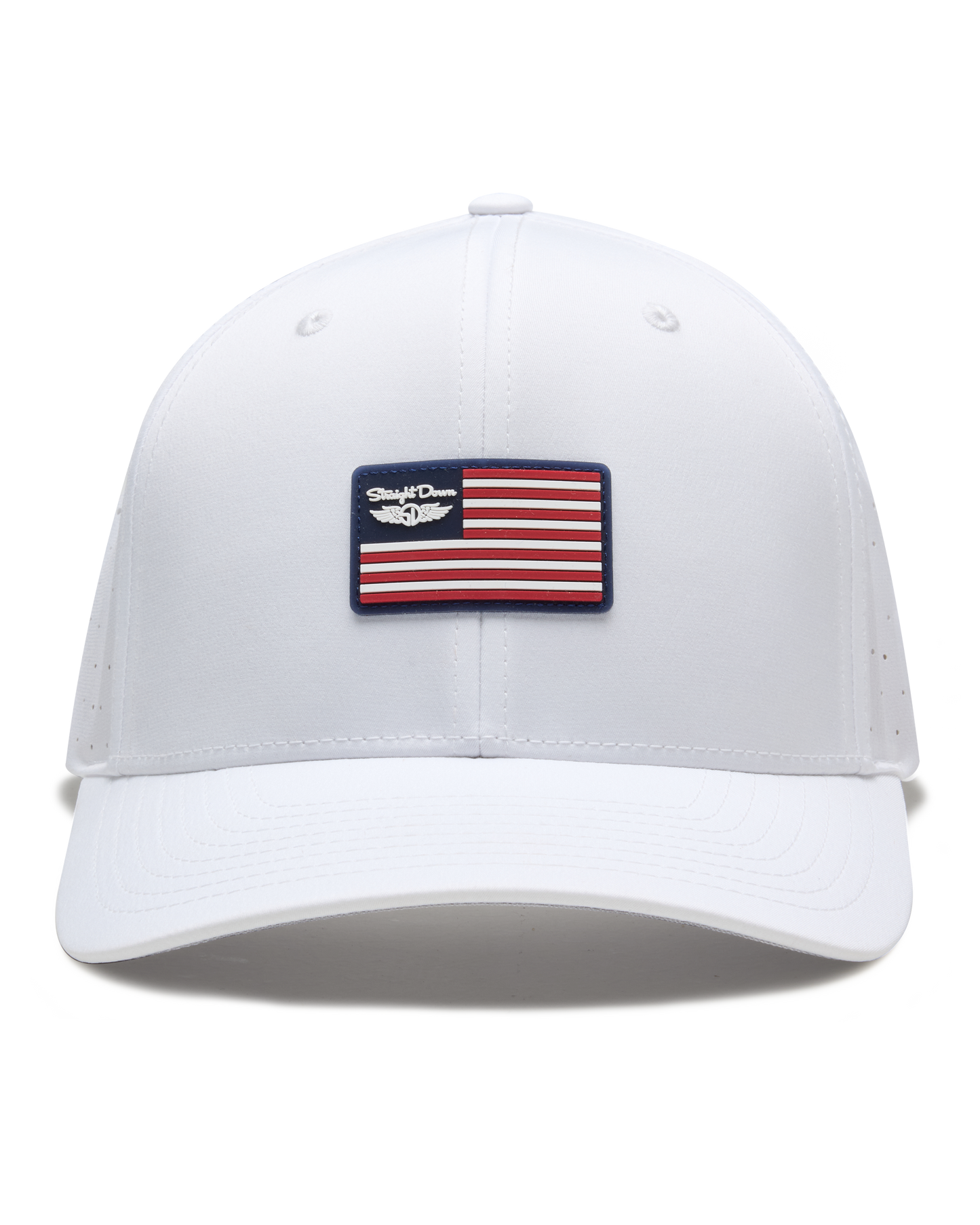 Straight Down Allegiance Hat - White