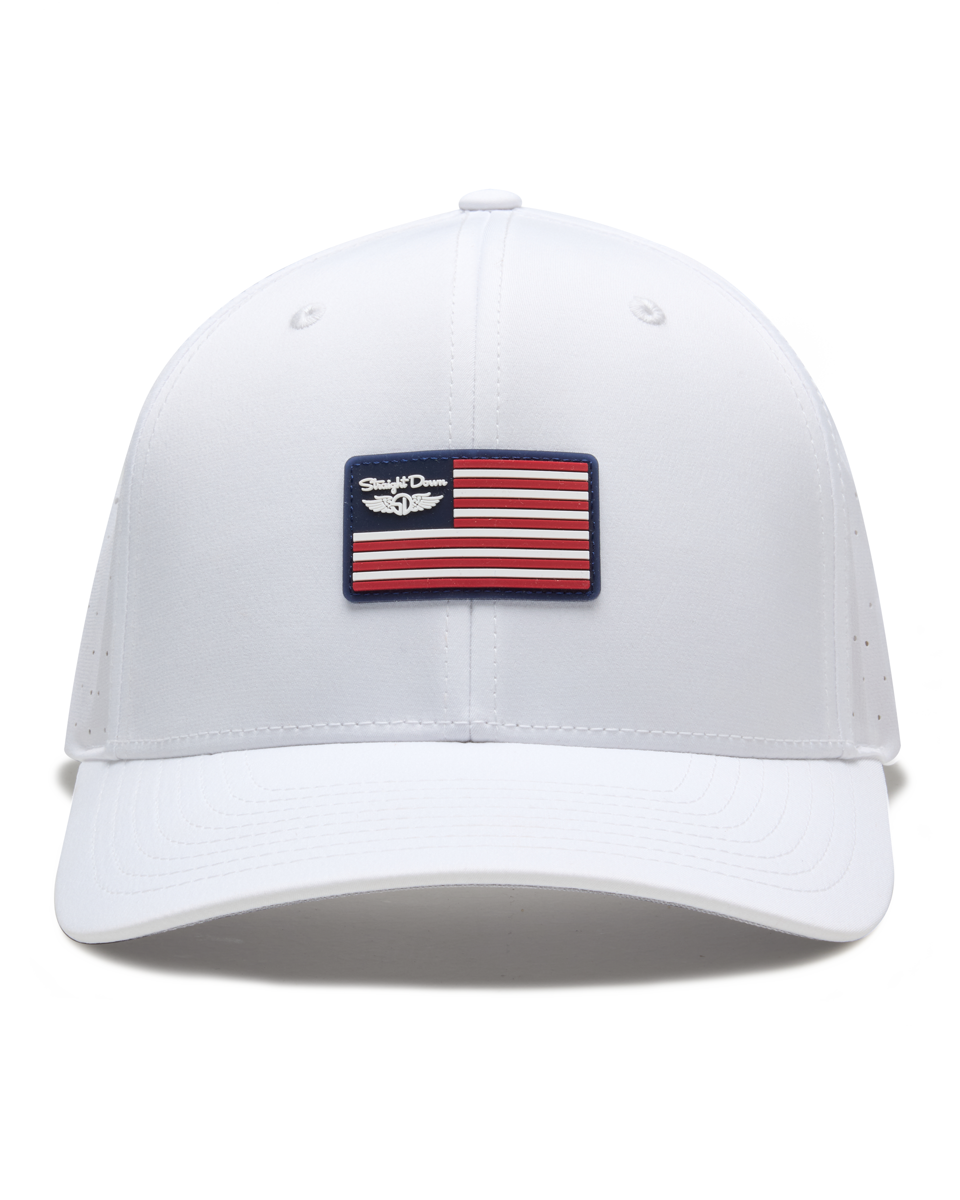 Straight Down Allegiance Hat - White