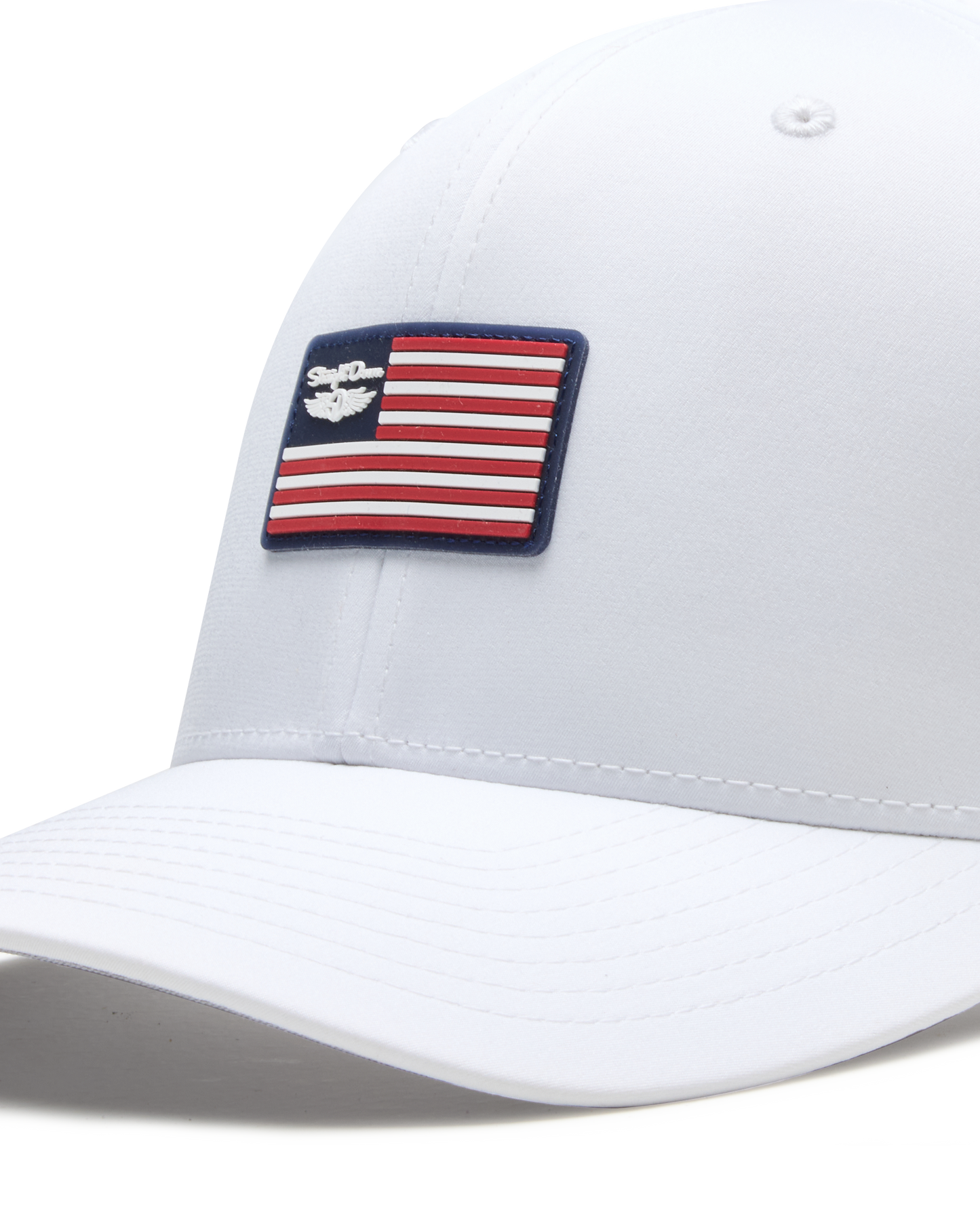 Straight Down Allegiance Hat - White
