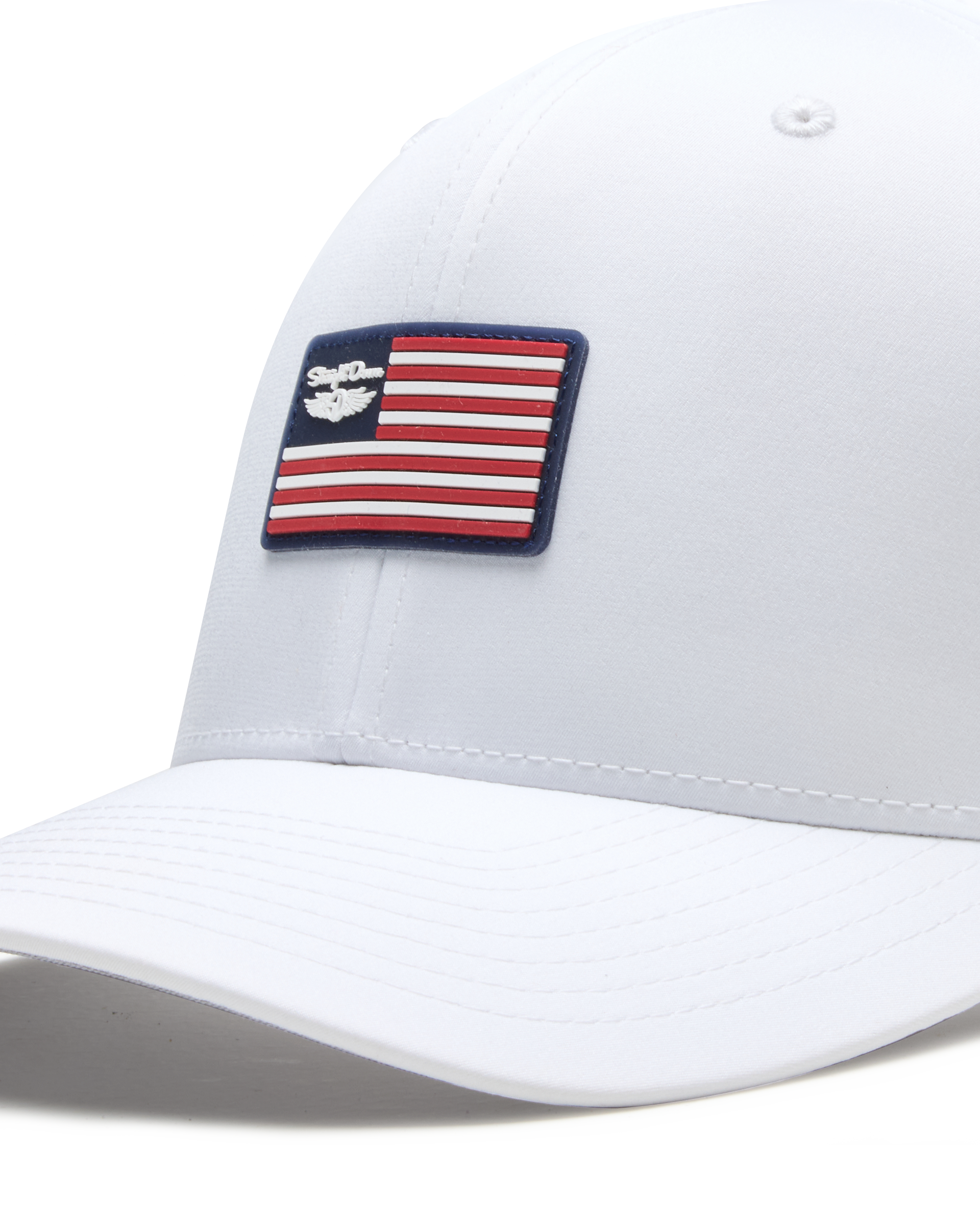 Straight Down Allegiance Hat - White