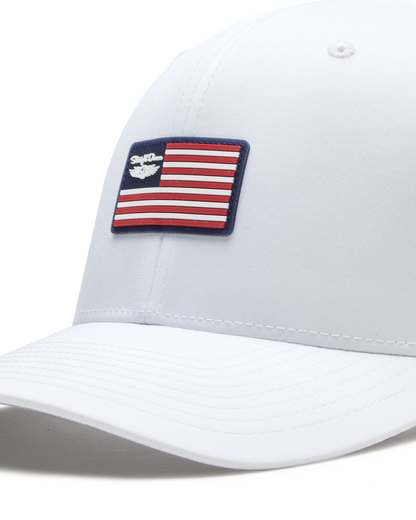 Straight Down Allegiance Hat - White