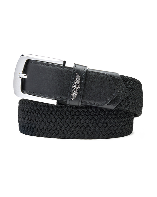 Straight Down Washington Web Belt - Black