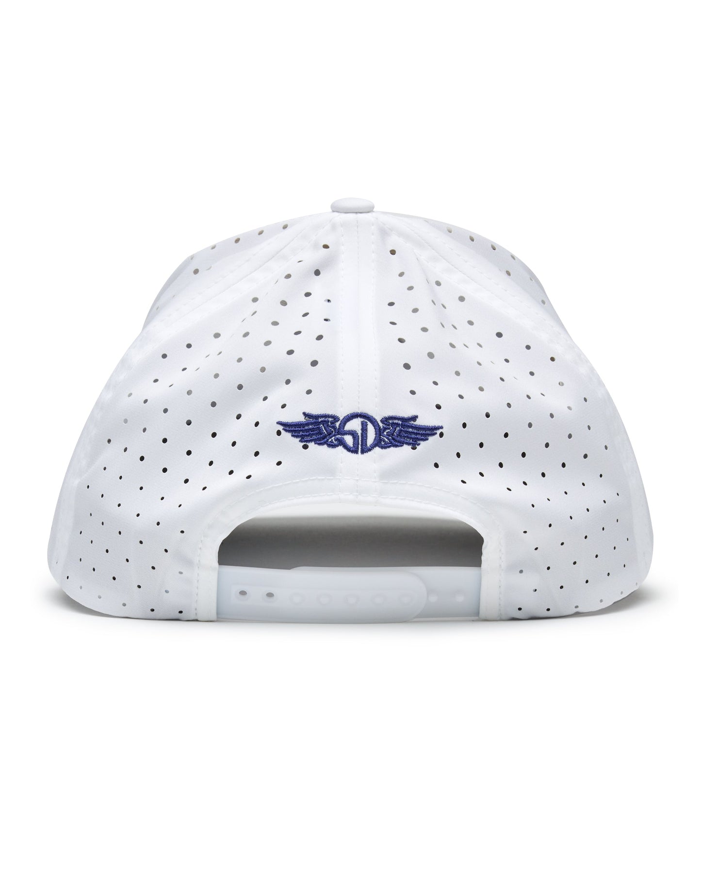 Straight Down Hibiscus Hat - White