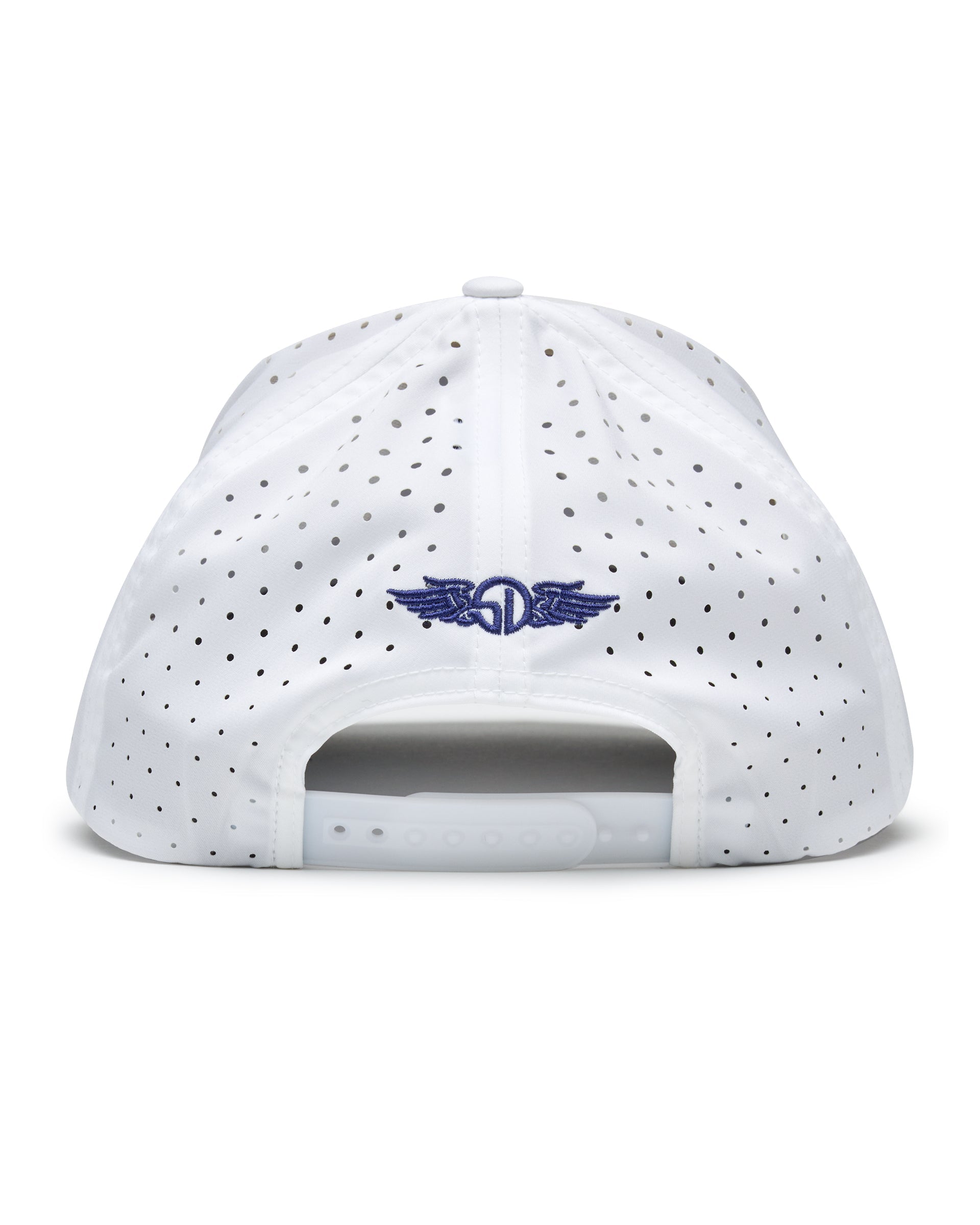 Straight Down Hibiscus Hat - White