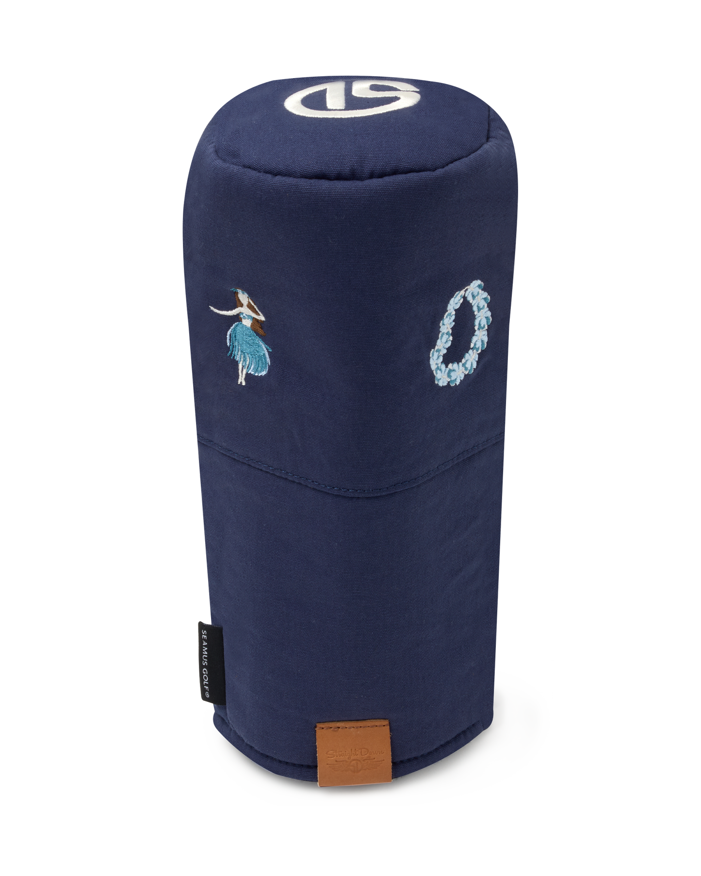 Straight Down Hula Driver Headcover - Navy