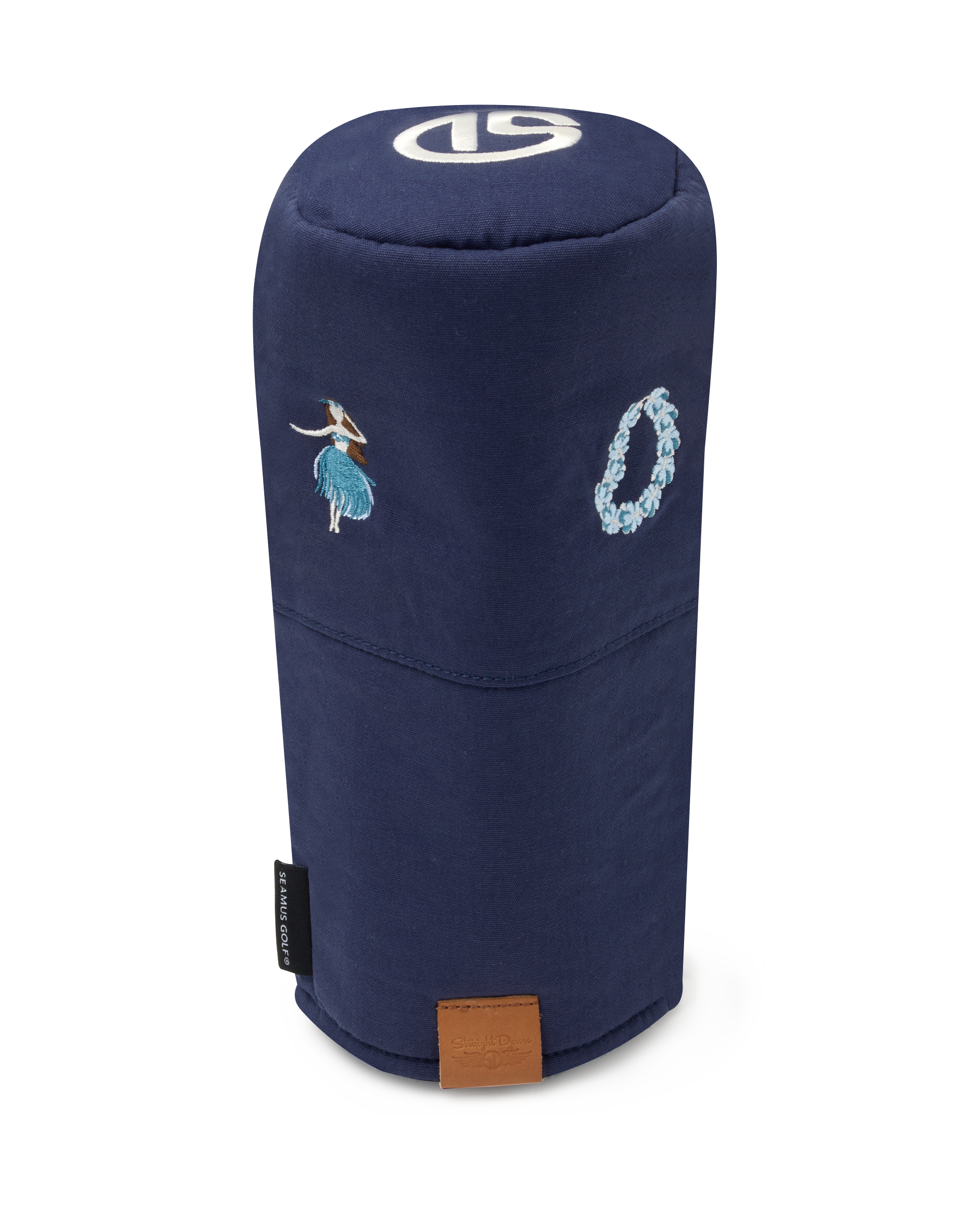 Straight Down Hula Driver Headcover - Navy