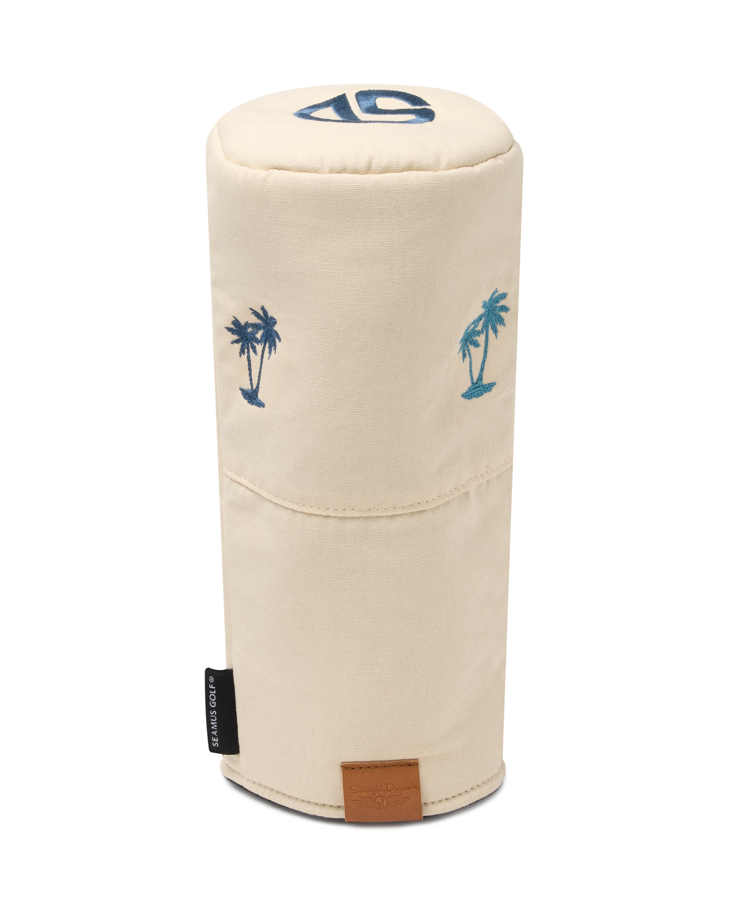 Straight Down Palm Beach Driver Headcover - Cream
