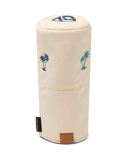 Straight Down Palm Beach Driver Headcover - Cream