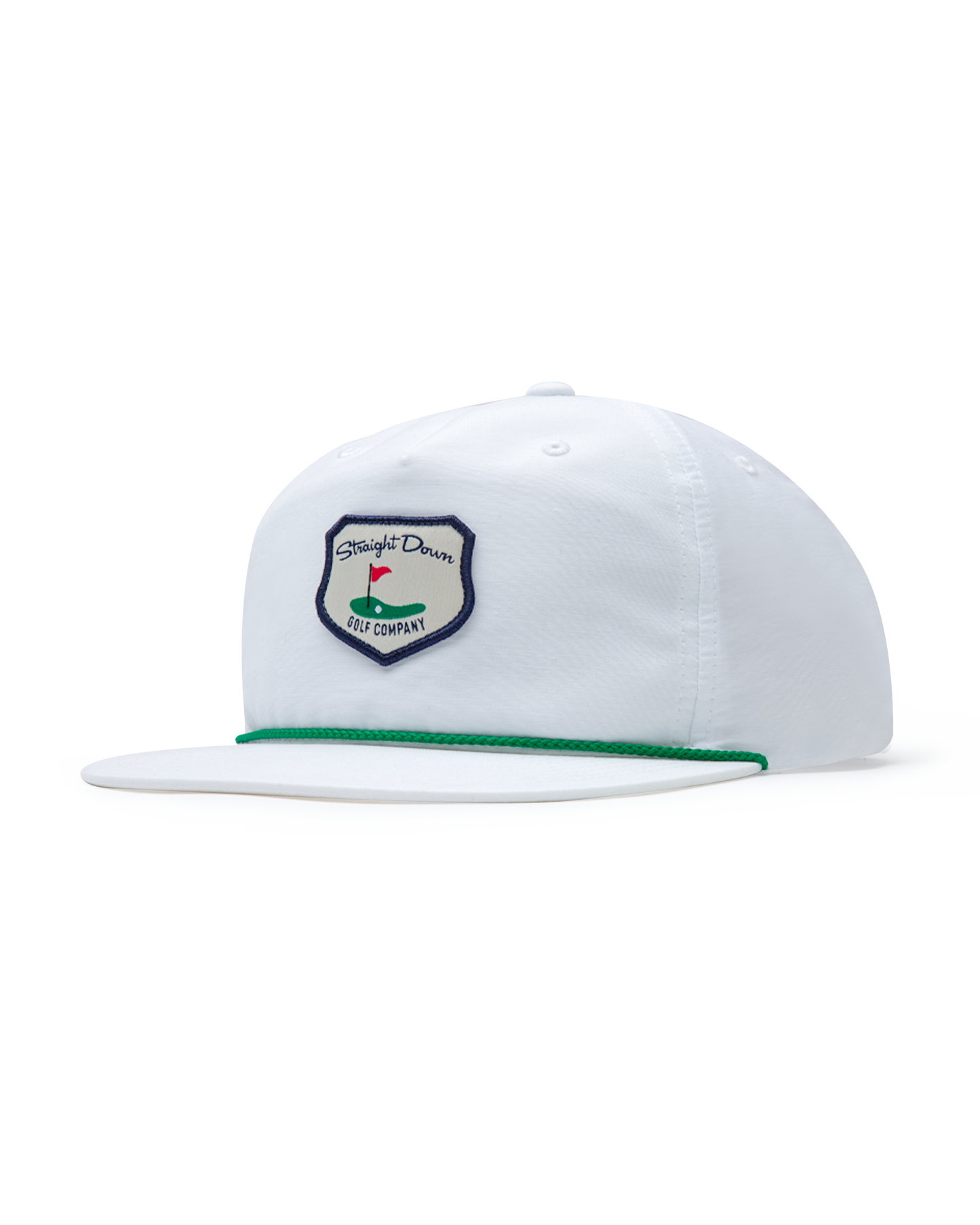 Straight Down Hogan Retro Rope Hat - White