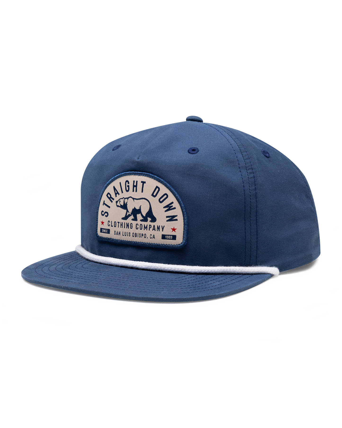 Straight Down Bear Country Rope Hat - New Indigo