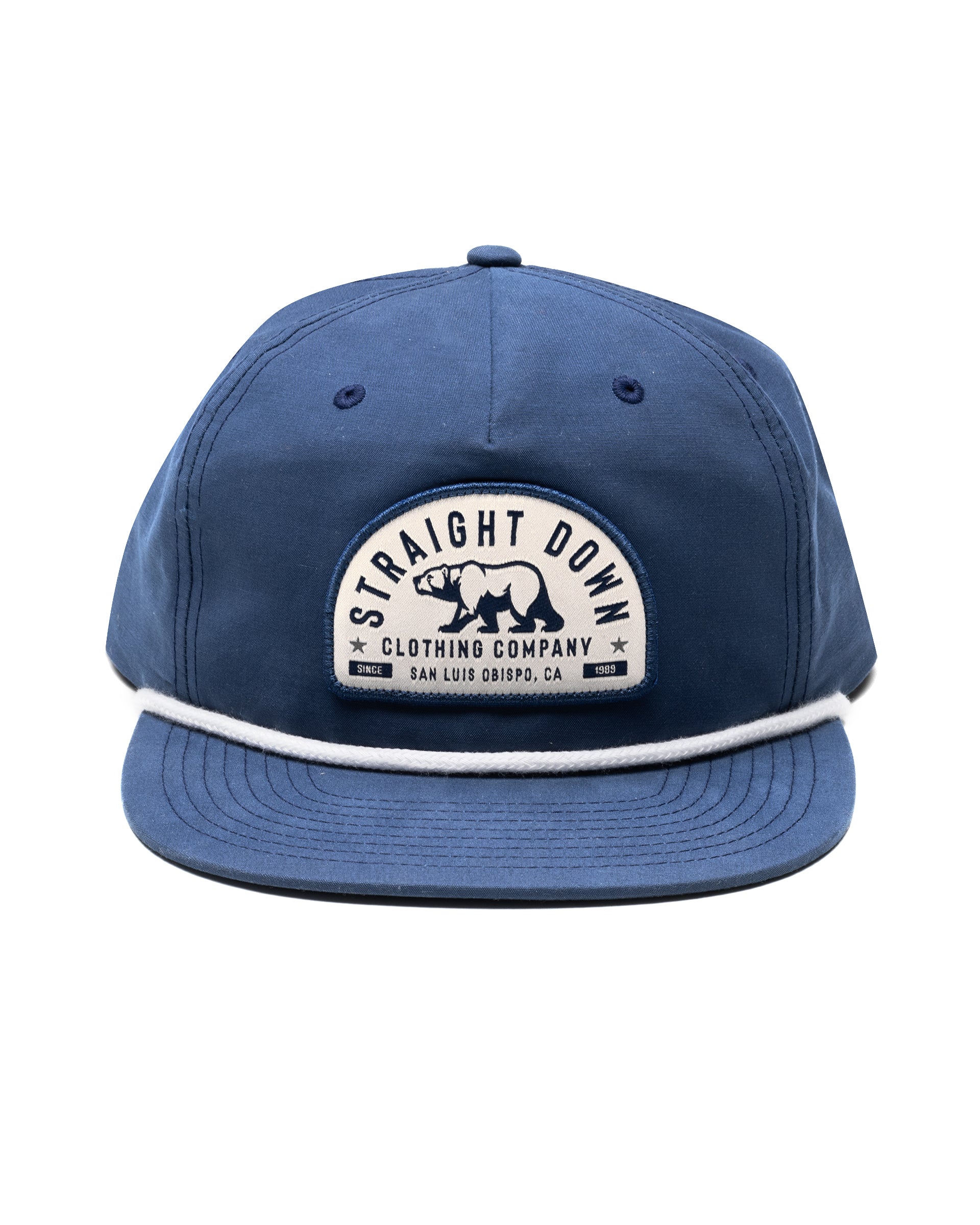 Straight Down Bear Country Rope Hat - New Indigo